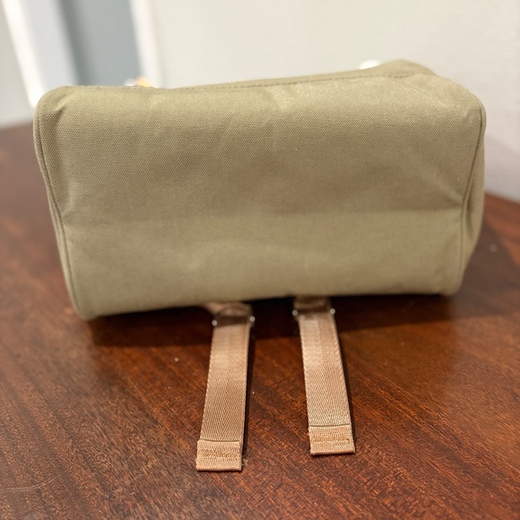 himawari Large Backpack With USB Charging Port - Olive Green - Picture 6 of 11